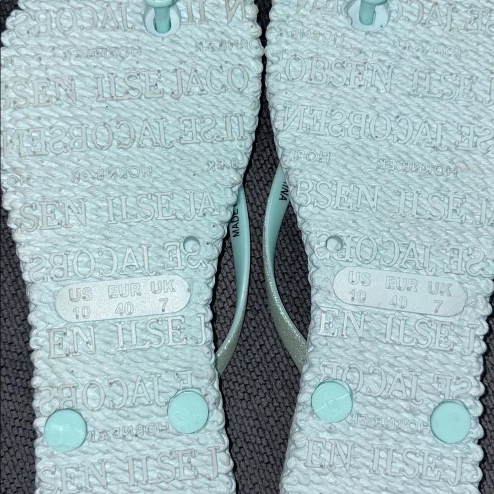 ILSE JACOBSEN Aqua Textured Sandals NEW in waterproof dust bag - Picture 6 of 8